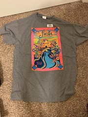 Fiesta San Antonio Texas Annual Festival Large T Shirt 2020 Gray