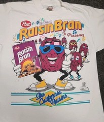 Vintage 80s California Raisins Grapevine Spike Time Men’s Medium White T-Shirt