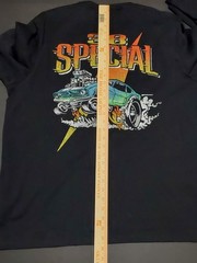 NWT WRANGLER MEN’S XL tshirt BLACK LONG LIVE SOUTHERN ROCK 38 SPECIAL HOTROD