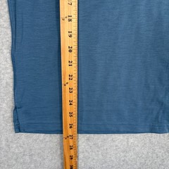 LEG3ND Inspire T Shirt Men Medium Active Training Gym Short Sleeve Cyan Training