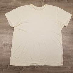 Marine Layer Mens Signature Crew T Shirt Large White Core Large Tencell Cotton