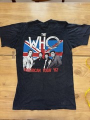 Vintage 1982 The Who American Tour T Shirt Screen Stars USA Single Stitch Medium