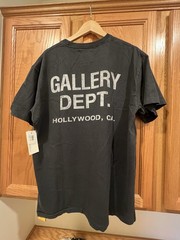 Gallery Dept. Souvenir Tee Washed Black Size Large Authentic Brand New With Tags