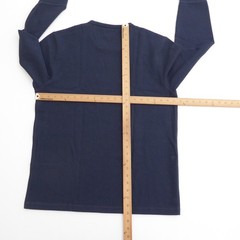 Mack Weldon Mens Shirt Navy Waffle Knit Long Sleeve Cotton Blend Size XL