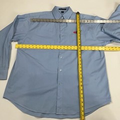 Vintage EBAY Button Down Shirt Promo Logo Embroidered Men’s XL Blue As-is