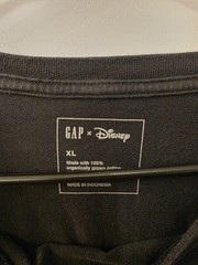 Gap Disney Xl Mickey Mouse Long Sleeve Black Shirt Gender Neutral