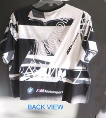 NWT Puma BMW Motorsport MMS WMN Street tee Men’s T Shirt White Black Sz: XL/TG