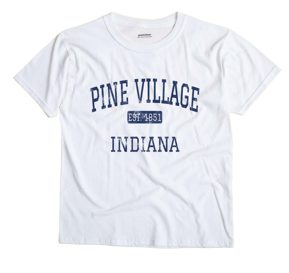 Pine Village Indiana IN T-Shirt EST