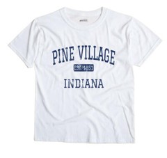 Pine Village Indiana IN T-Shirt EST