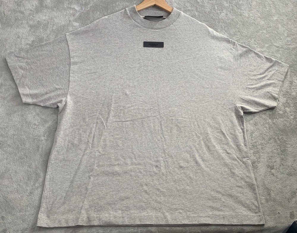 Fear of God Essentials Crewneck Shirt II Mens Small Light Heather Gray Oversized