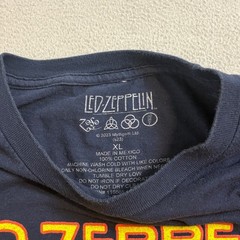 Led Zeppelin US Tour 1975 Graphic T-Shirt Mens XL Black Swan Song Icarus Logo