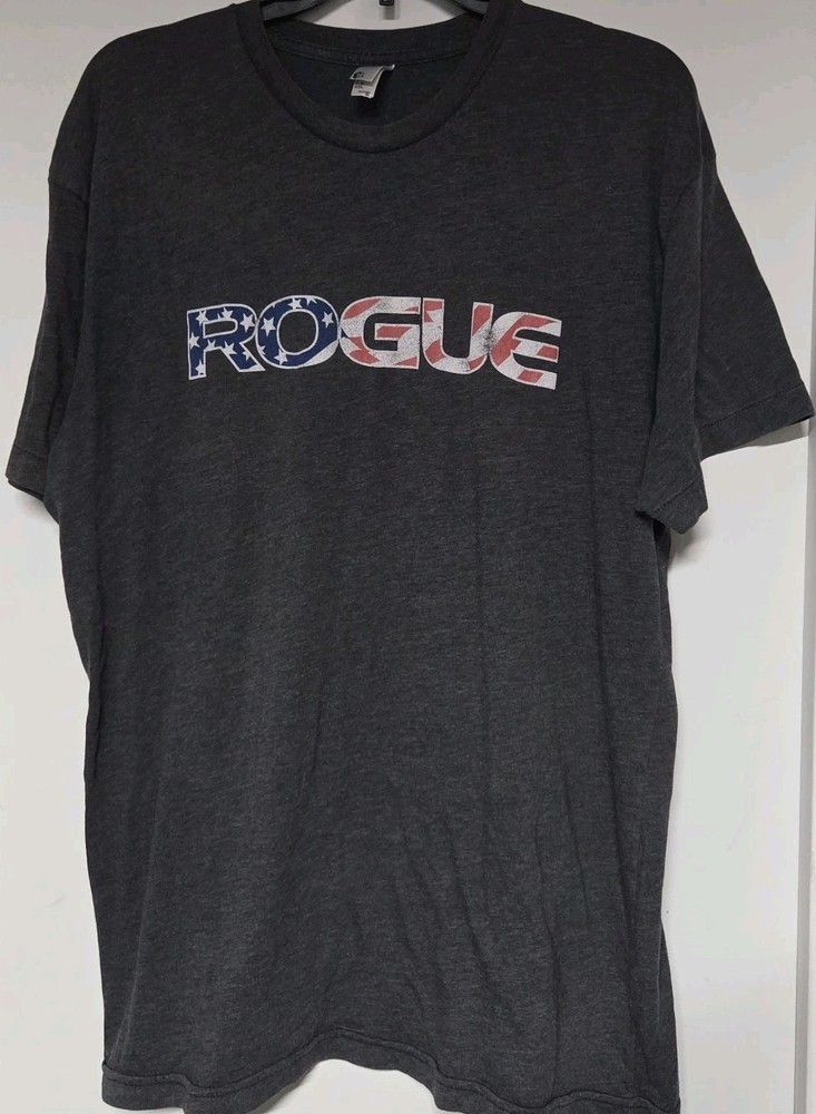 Rogue Fitness USA Flag T-Shirt Size XL, Crossfit, Workout, Gym