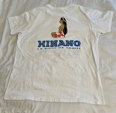 Hinano Tahiti Shirt White Beer Logo Graphic Short Sleeve Tee Gildan XL