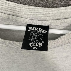 VTG Bad Boy Club Shirt Mens XL Gray Attitude Is Everything Tee 90s SINGLE STITCH