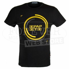 Men’s Papeete short Sleeve Turtleneck Printed Logo Fluo Art. PAP4327