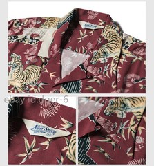 NON STOCK Vintage T-Shirt Print Shirt Men’s Short Sleeve Shirt Cuban