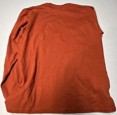 REALTREE Long Sleeve T-Shirt Bone Collector Camo Logo Dark Orange Mens M (38-40)