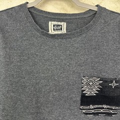 Beautiful Giant T Shirt Mens XL Dark Gray Short Sleeve Crew Neck Pocket Tee