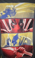 Marvel Deadpool & Wolverine Gray Long Sleeve Crew Neck Graphic Tee Men’s XL