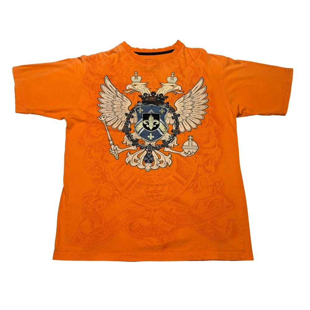 Avirex Eagle Crest Short Sleeve T Shirt Men’s Medium Y2K Grunge