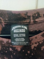 Snoop Dogg Purple Bleach Tie Dye Death Row T-Shirt Men’s 2XL Rap Retro 90s Style