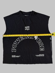 Darc Sport Powerhouse Gym Wolves Premium Box Cut Muscle Tee Men’s Medium NWT