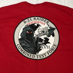 USAF B-21 RAIDER Shirt Men’s XLarge FLIGHT COMBINED TEST FORCE