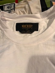From Travis Kelce Storage Find ! 10 DEEP Two Tone Palm Tree Design T Shirt XL !