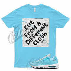 CUT T Shirt for Air Max 95 Blue Chill White Black UNC University Powder 1 6