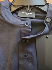 NWT The Kooples Size XS Men’s Relaxed Fit Cotton Polo T Shirt in Navy Blue New