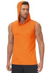 Men’s Hoodie Sleeveless Muscle Shirts Gym Workout Casual Running Sport Summer T