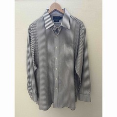 Lauren Ralph Lauren Slim Fit Dress Shirt 2XL Stripe Non-Iron Japan