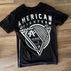 American Fighter Training Division Men’s Black Graphic Crew Neck Tee M