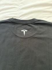 Black TESLA T Shirt Men’s Size L Large 100% Cotton BRAND NEW