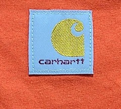 Carhartt Mens Force Enhanced Short Sleeve T-Shirt Bright Orange Hunting Sz L