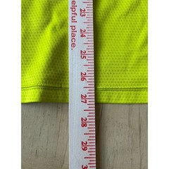 Adidas Formotion Shirt Men’s L Neon Yellow 3 Stripe Blue Climate Cool Jersey Y2k