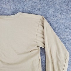 Rothco Shirt Men Medium Beige Crew Neck Long Sleeve Stretch Pullover 100% Cotton