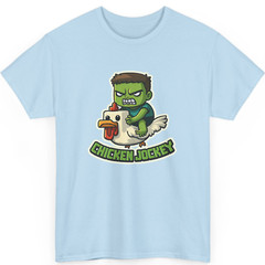 Funny Chicken Jockey T Shirt, Gamer Chicken Ride Games Unisex Kids Adult Top