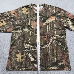 Mossy Oak Mens Size 2XL Break-Up Infinity Camo Brown Tree Leaf L/S T-Shirt 93846