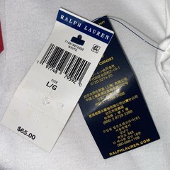 Polo Ralph Lauren Shirt Mens Large Logo Graphic Short Sleeve T-Shirt Preppy Read