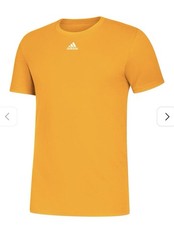 adidas Cotton Amplifier Tee Short Sleeve Gold EK0168 Men’s Size Large – NWT