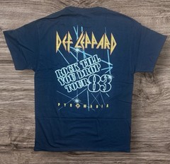 Def Leppard Pyromania Black T-Shirt Size Large