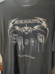 00s Adult swim Metalocalypse Bundle Of 2 T Shirts Size Large And Red XL