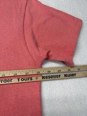 Vintage 80’s Mens T Shirt Size Small Here Kitty Kitty Made In USA Rare Pink