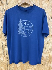 Vintage 80s Stedman 40 Isn’t Old Blue Tshirt XL Mens Single Stitch