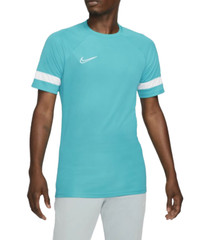 NIKE Dry Academy 21 Short Sleeve Soccer Training Shirt sz L Large Turquoise