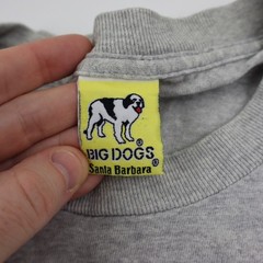 Vintage Big Dogs Tiger Woofs Nothin But Cup Golf T Shirt Mens M Gray 1997 USA