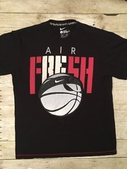 RETRO MENS NIKE AIR FRESH BASKETBALL LARGE LOOSE FIT SHIRT JORDAN SWOOSH HIP HOP