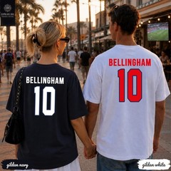 Bellingham Number 10 T-Shirt, Soccer 2026 Fan Tee