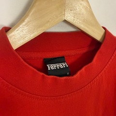 Vintage 90s Ferrari Formula 1 F1 Racing Tee Shirt Car Automotive Nascar Red